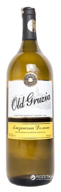 Вино Old Gruzia Алазанская Долина белое полусладкое 1.5 л 11.5% (4860065014673)