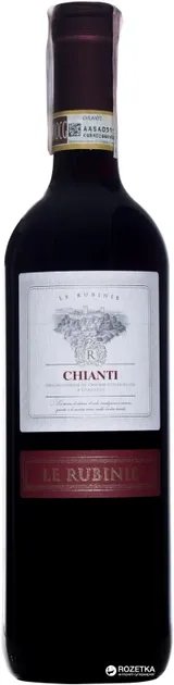 Вино Verga Le Rubinie Chianti DOCG червоне сухе 1.5 л 12% (8000128084427)