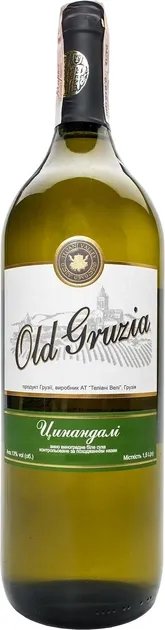 Вино Old Gruzia Цинандали белое сухое 1.5 л 12% (4860065015304)
