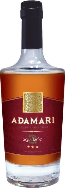 Бренди Adamari 3 года выдержки 0.5 л 40% (4860008180656)