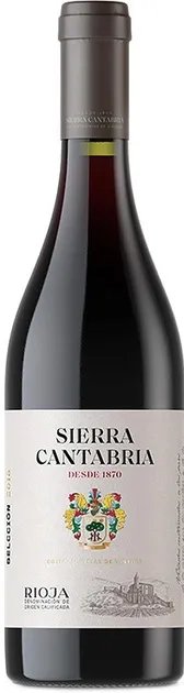 Вино Sierra Cantabria Rioja сухое красное 0.75 л 13.5% (8414581600009)