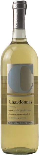 Вино La Cantina dei Feudi Sapori Mediterranei Chardonnay Puglia IGT белое сухое 0.75 л 11.5% (8002890000049)
