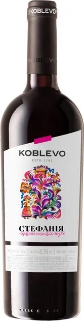 Вино Коблево Бордо "Стефанія" красное полусладкое 0.75 л 12% (4820004929437)