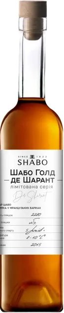 Напиток алкогольный Shabo де Шарант Голд 0.5 л 17.5% (4820254570694)
