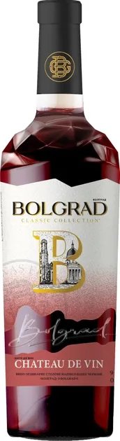 Вино Bolgrad Шато де Вин красное полусладкое 0.75 л 9-13% (4820013031886)