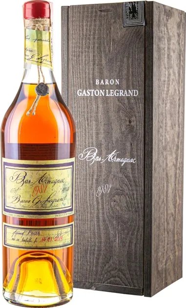 Арманьяк Baron Gaston Legrand Bas Armagnac 1984 0.7 л 40% (3558270001373)