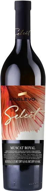 Вино Коблево Select Мускат королевский красный сладкий 0.75 л 16% (4820004922285)