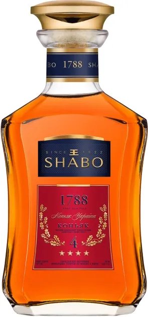 Коньяк Украины Shabo 1788 4* 0.375 л 40% ( 4820070402957)