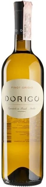 Вино виноградное натуральное Dorigo Пино Гриджио белое сухое 0.75 л 13% (705632116036)