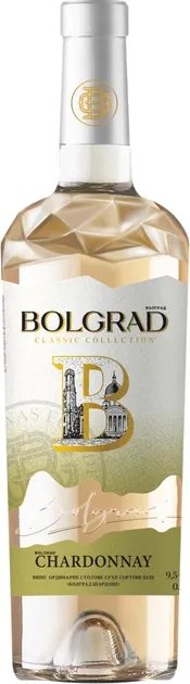 Вино Bolgrad Шардоне белое сухое 0.75 л 9.5-14% (4820197560110)