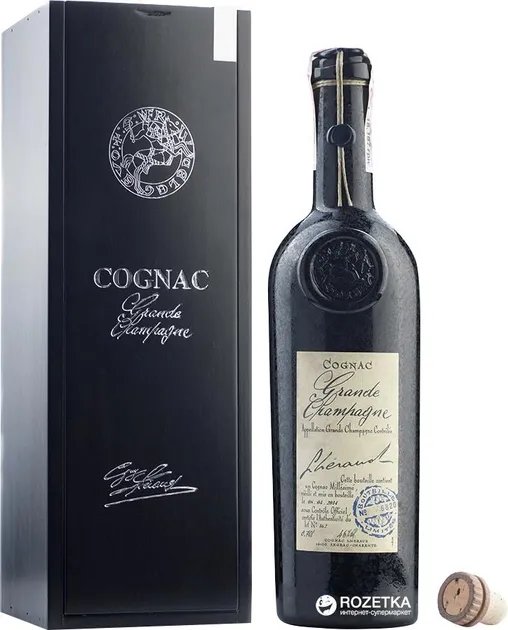 Бренди Lheraud Millesime 1975 Grande Champagne 0.7 л 47% (3558270010306)